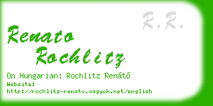 renato rochlitz business card