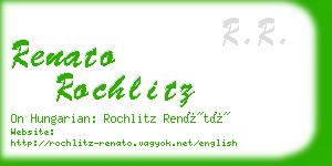 renato rochlitz business card